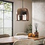 Hanglamp Koper Glas 1 Lichtpunt - Drift Glass