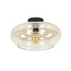 Plafondlamp Amber Glas Metaal Elevate 1-lichts