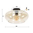 Plafondlamp Amber Glas Metaal Elevate 1-lichts