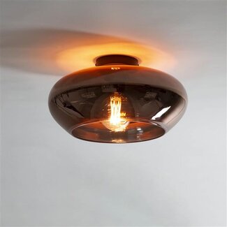 PS-Collection Plafondlamp Glas Koperkleurig Modern Elevate