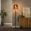 Vloerlamp Smoke Grey Glas 1 Lichtpunt - Drift Glass