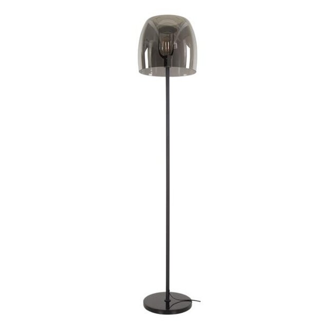 PS-Collection Drift Glass 1 L Vloerlamp - 35x35x170cm - Smoke Grey Glas