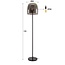 Vloerlamp Smoke Grey Glas 1 Lichtpunt - Drift Glass