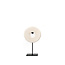 De Marmeren Disc op Stand - 15x7x25cm - Wit - Marmer