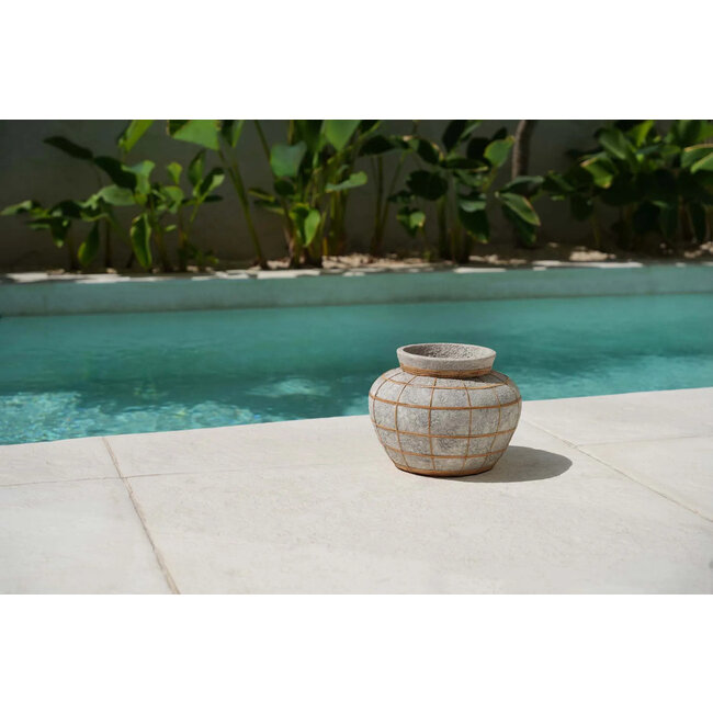 De Belly Vaas - Beton Grijs Naturel - M
