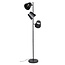 PS-Collection Kinetic Vloerlamp 3x Ø18 - 40x40x167cm - Charcoal - Metaal