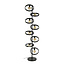 Vloerlamp Charcoal Metaal 8 Lichtpunten - Hover