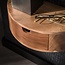Curve 1 Lade Nachtkastje - 40x20x12cm - Naturel - Acaciahout
