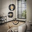 Hanglamp Metaal Charcoal 3 Lichtpunten - Ring Mesh
