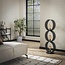 Vloerlamp Metaal Charcoal 3-Lichts Ring Mesh