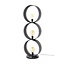 Vloerlamp Metaal Charcoal 3-Lichts Ring Mesh