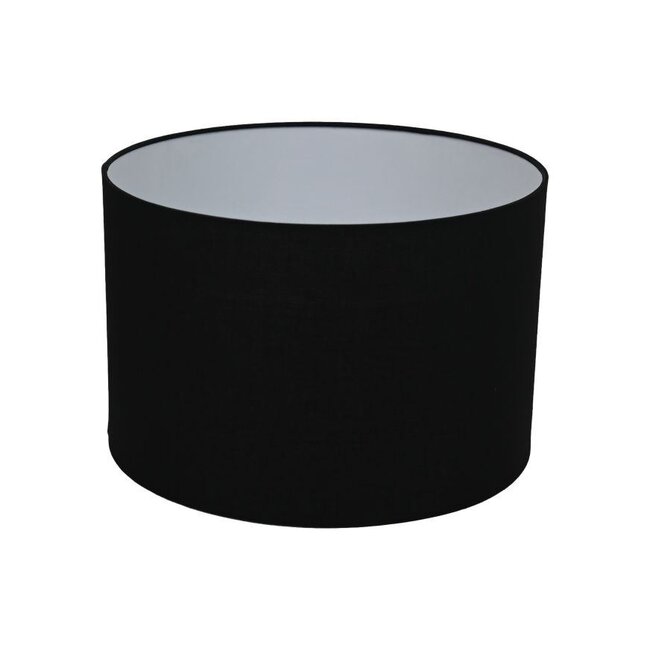 Ronde Lampenkap Emmie - Zwart - Katoen