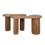 Salontafel Set van 2 Acaciahout Organisch - Fuse