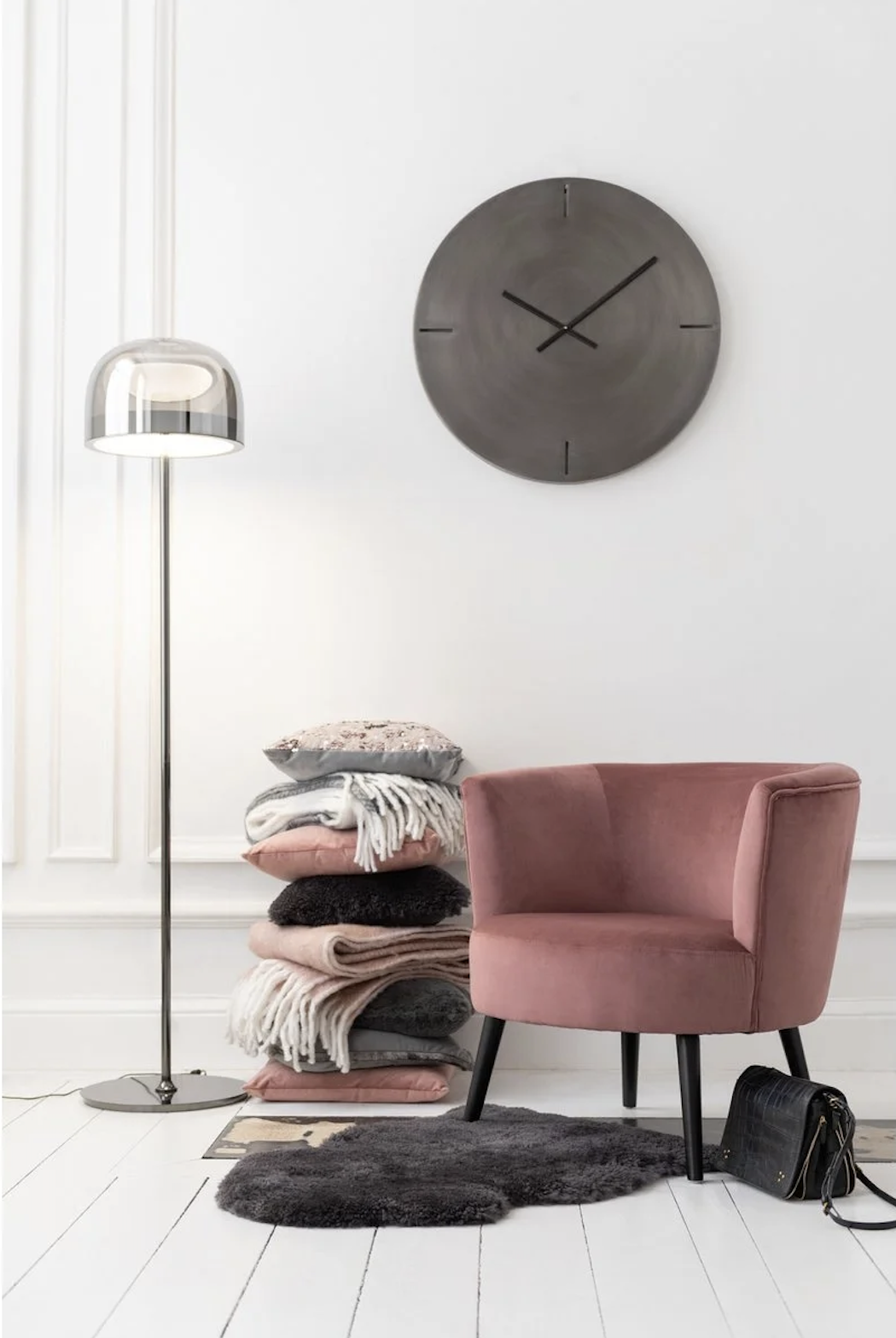 wandklok Scandinavische stijl