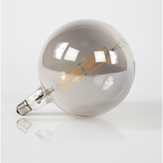 PS-Collection Lichtbron LED G200 Filament Bol Ø20cm - Smoke Grey Glas