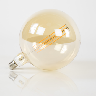 PS-Collection Lichtbron LED G200 Filament Bol - Ø20cm - Amber Glas