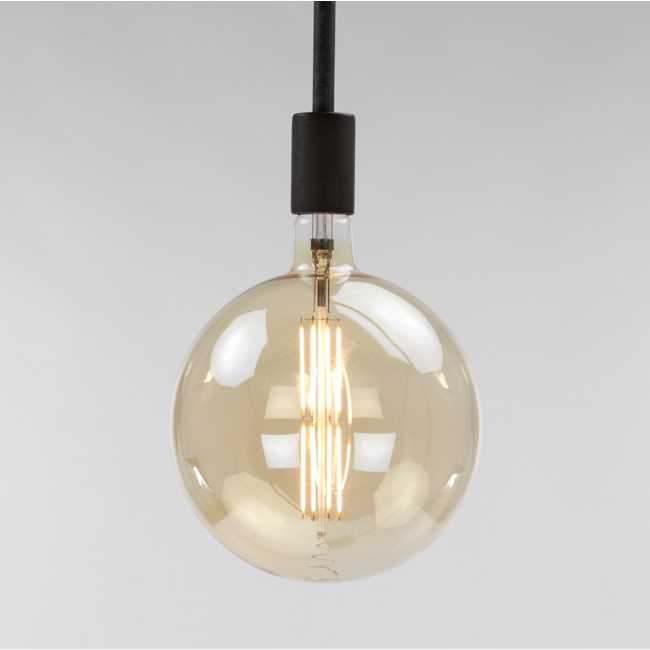 Lichtbron LED Amber Glas Ø20cm E27 Filament G200