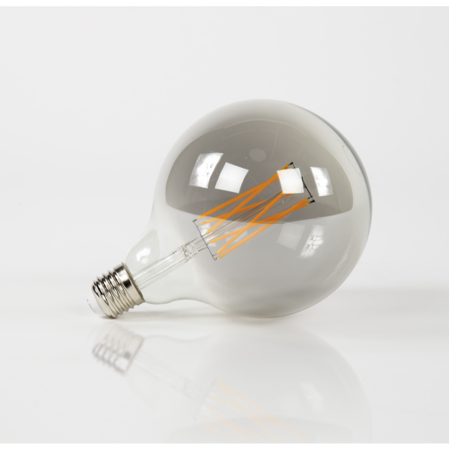 Lichtbron LED G125 Filament Bol ø12,5cm - Smoke Grey Glas