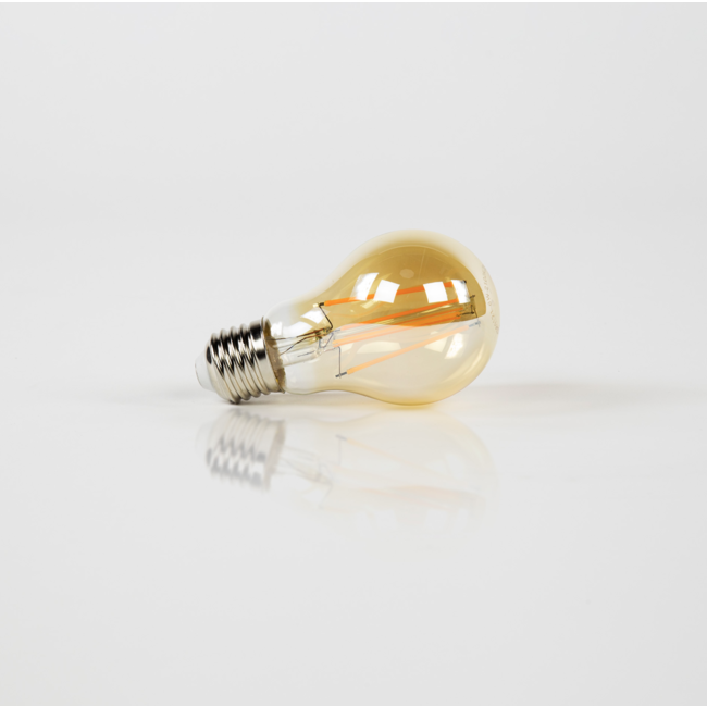 Lichtbron LED A60 Filament Peer - Amber Glas