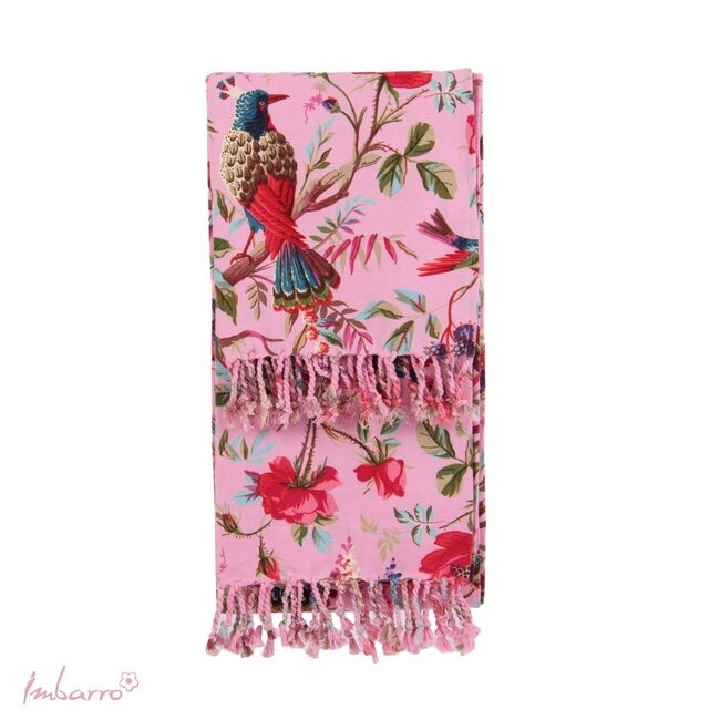 Imbarro Hammamdoek Paradise - 100x200 cm - Blush - Katoen