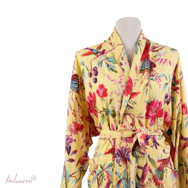 Kimono Royal Paradise - One Size - Banana - Viscose