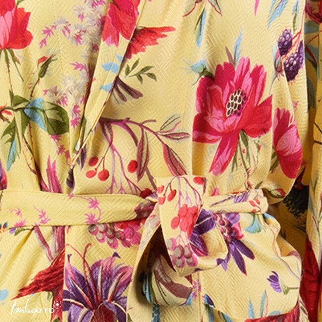 Kimono Royal Paradise - One Size - Banana - Viscose