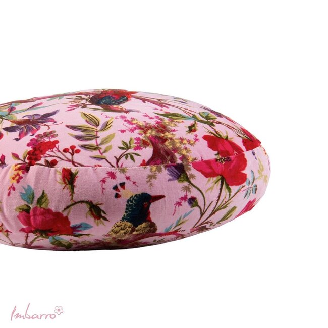 Imbarro Sierkussen Paradise - 45x45cm - Blush - Katoen/Velvet
