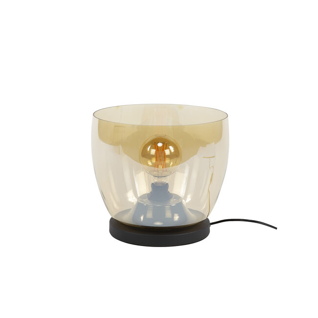 Vloerlamp Amber Glas Metaal - UP L 1 Lichtpunt
