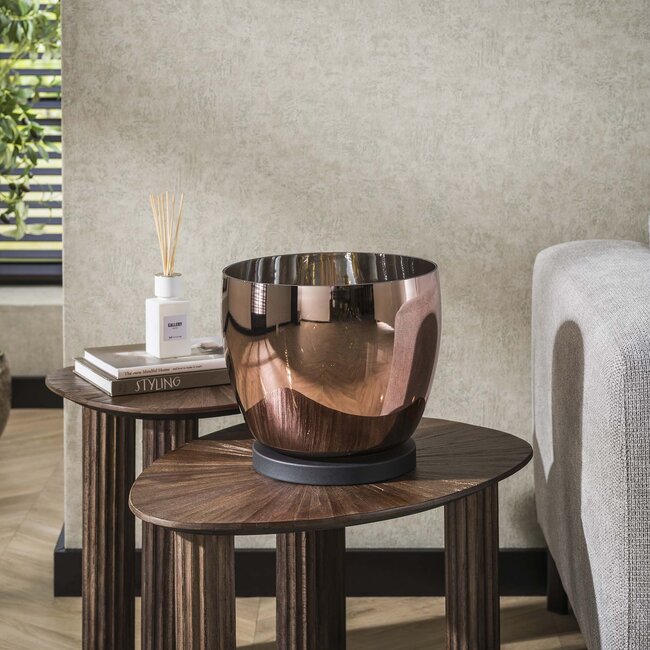 Vloerlamp Koperkleurig Glas - UP L 1 Lichtpunt