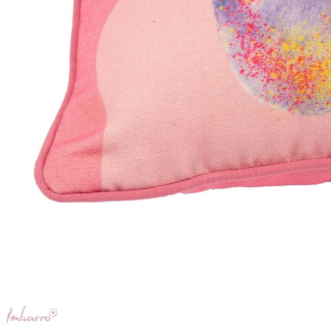 Sierkussen Flipflops - 45x45cm - Roze - P.E.T. Gerecycled Plastic