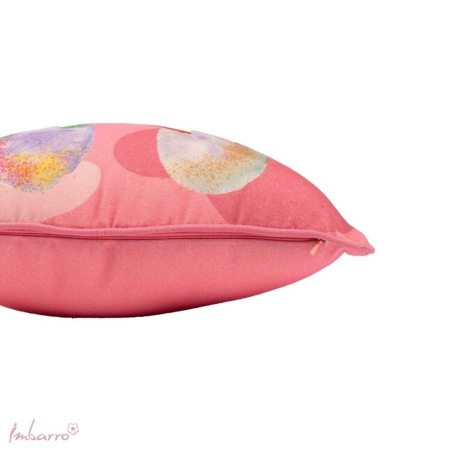 Imbarro Sierkussen Flipflops - 45x45cm - Roze - P.E.T. Gerecycled Plastic