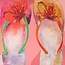 Sierkussen Flipflops - 45x45cm - Roze - P.E.T. Gerecycled Plastic