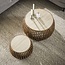 Salontafelset Mangohout Travertin Nuovo Curve Set 2