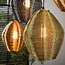 Hanglamp Zwart Nikkel Chroom Koper 5 Lichtpunten - Web