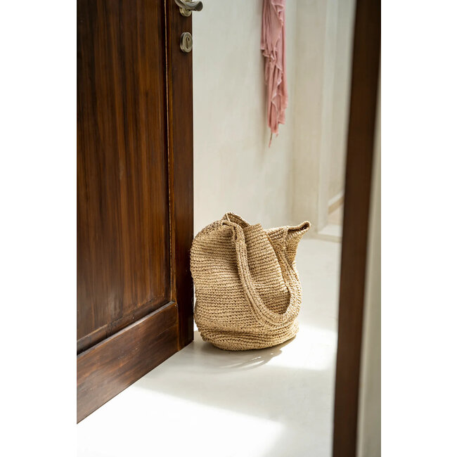 Te Quiero Shopper - 50x17x40cm - Naturel - Raffia