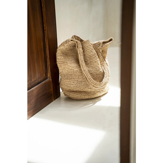Te Quiero Shopper - 50x17x40cm - Naturel - Raffia