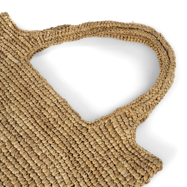 Te Quiero Shopper - 50x17x40cm - Naturel - Raffia