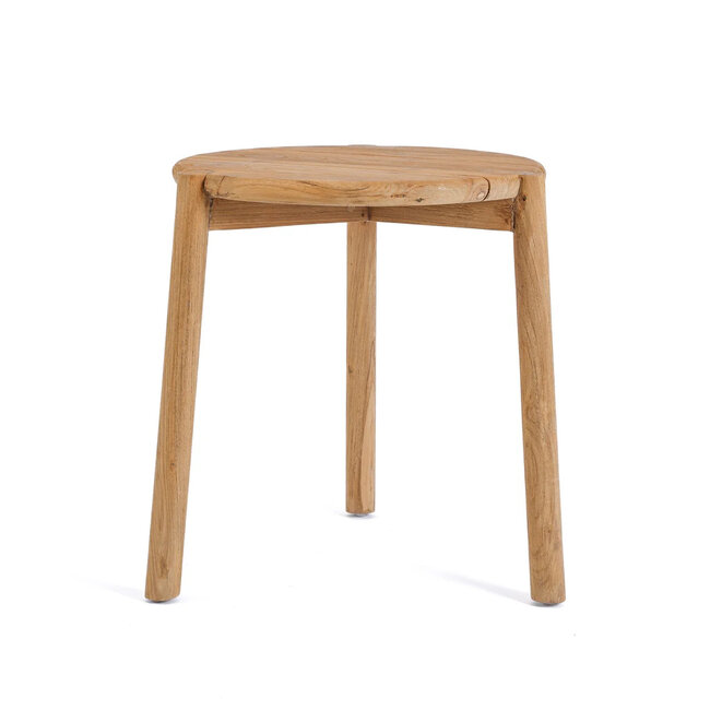 Bijzettafel Teakhout Rond Outdoor - Gilimanuk