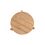 Seseh Bijzettafel - S - Outdoor - 50x50x30 cm - Naturel Teakhout