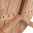 Seseh Salontafel - M - Outdoor - 70x70x35 cm - Naturel Teakhout