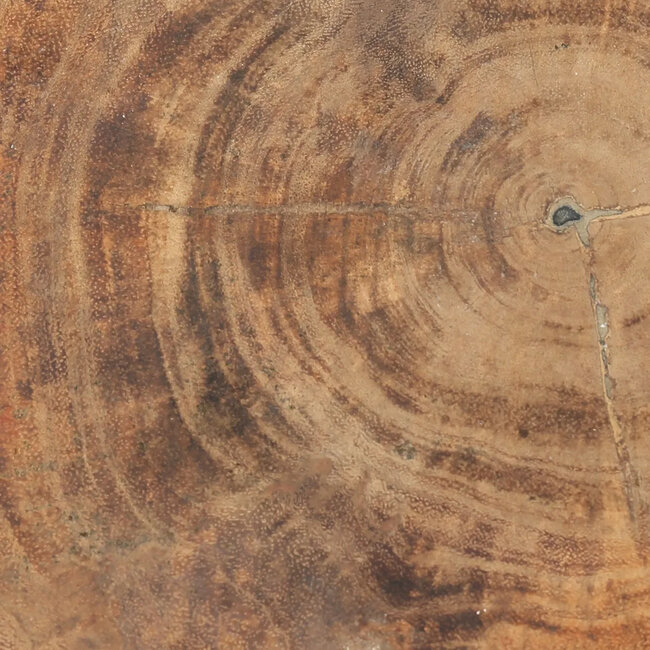 Kruk Tribe - Munggurhout - Naturel/Zwart - 30x30x40 cm