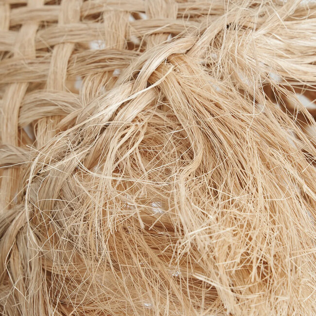 De Abaca Jelly Fish Hanglamp - Naturel - 43x43x43 cm - Gras