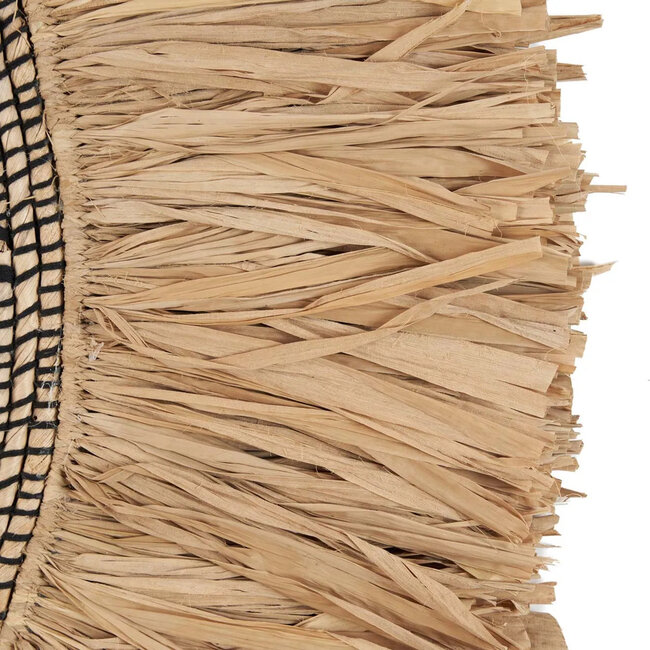 De Nahla Wanddecoratie - 85x5x81 cm - Naturel - Gras