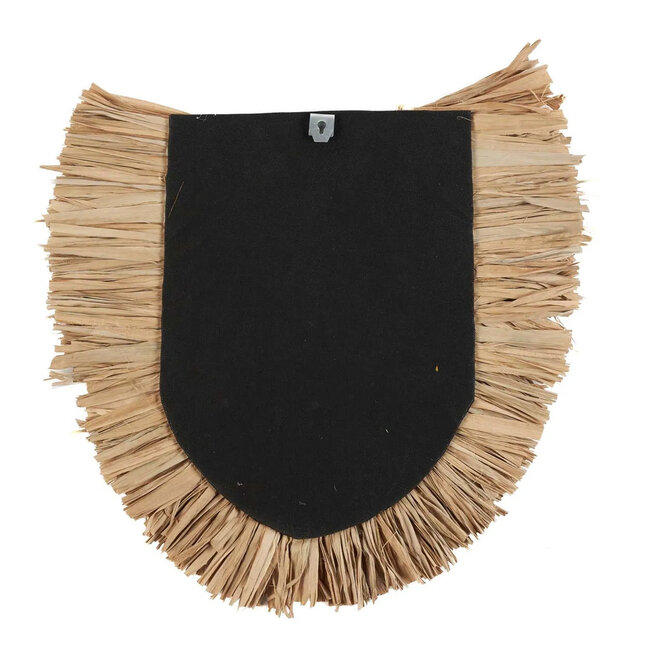 De Nahla Wanddecoratie - 85x5x81 cm - Naturel - Gras