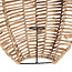 Boho Wandlamp - Raffia - Naturel - 15x30x40 cm