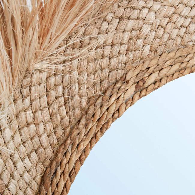 De Capri Spiegel - ø85 cm - Naturel - Gras