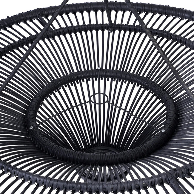 Sky Hanglamp - Rotan - Zwart - ø60x23 cm