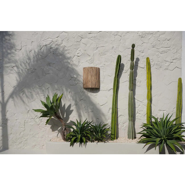 Kohei Wandlampkap - 40x15x50 cm - Naturel - Sisal