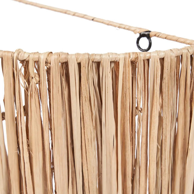 Kohei Wandlamp - 40x15x50 cm - Naturel - Sisal