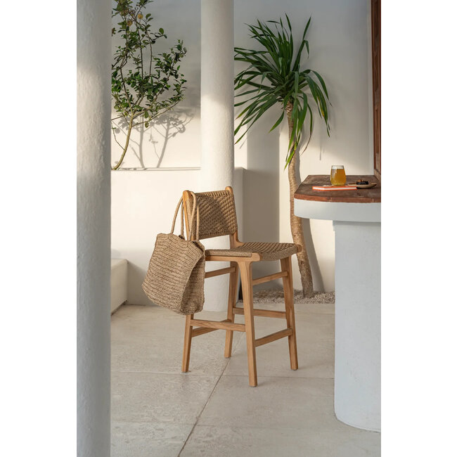 De Ti Amo Shopper - 50x20x38 cm - Naturel - Raffia